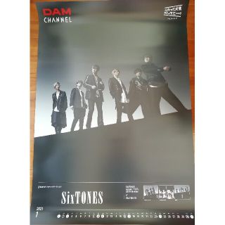 ジャニーズ(Johnny's)の☆非売品☆ SixTONES ポスター B1 ストーンズ 1ST DAM(アイドルグッズ)