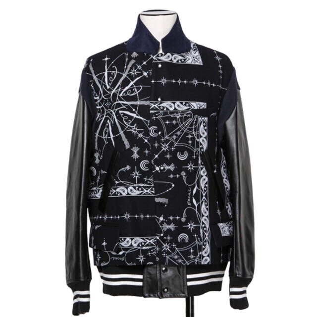 20AW sacai Dr. Woo Bandana Print Blouson