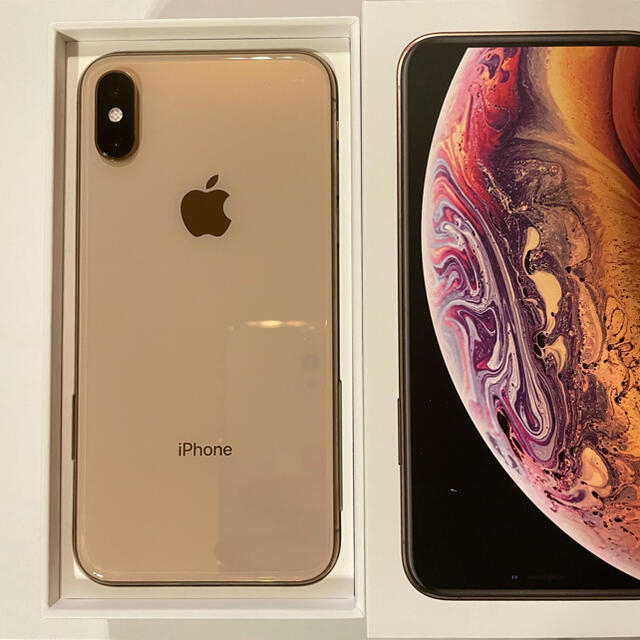 iphoneXS 256GB ゴールド☆美品-
