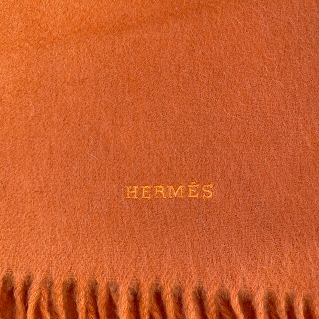 ファッション小物エルメス　カシミヤ マフラー HERMES 美品