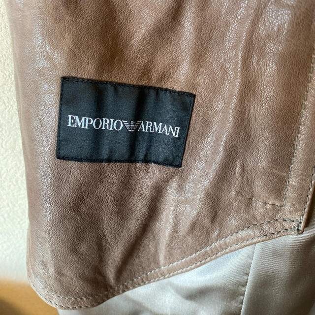 Emporio Armani(エンポリオアルマーニ)のお値下げ❤️超美品！エンポリオアルマーニ　ムートンコート レディースのジャケット/アウター(ロングコート)の商品写真