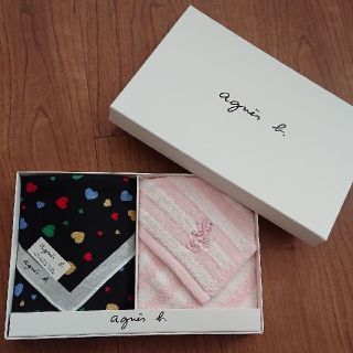 アニエスベー(agnes b.)の(新品未使用) agnes b. はんかちセット 箱入り(ハンカチ)