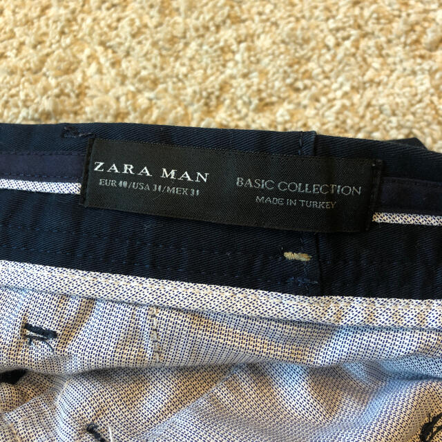 ZARA(ザラ)のZARA ネイビースラックス メンズのパンツ(スラックス)の商品写真