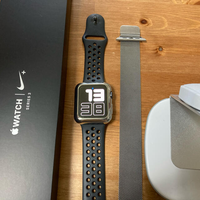 【美品】Apple Watch 3 42mm NIKE 付属品多数