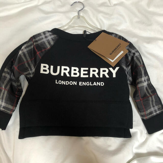 Burberry トレーナー スウェット チェック 総柄 TB ロゴ バーバリー