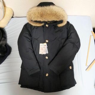 ウールリッチ(WOOLRICH)のウールリッチ アークティックパーカ カナダ製 ネイビー 紺 コヨーテファー(ダウンジャケット)