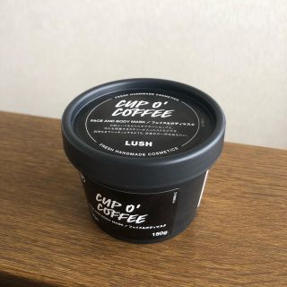 ラッシュ(LUSH)のカップオブブラック　LUSH お値下げしました！(パック/フェイスマスク)