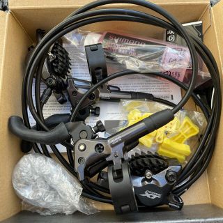 シマノ(SHIMANO)のシマノ XT BR-M8100+BL-M8100油圧ブレーキ前後セット(パーツ)