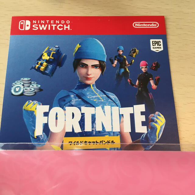 Nintendo Switch(ニンテンドースイッチ)のNINTENDO SWITCH FORTNITE コードのみ エンタメ/ホビーのエンタメ その他(その他)の商品写真