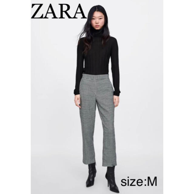 ZARA パンツ 千鳥格子 - daterightstuff.com