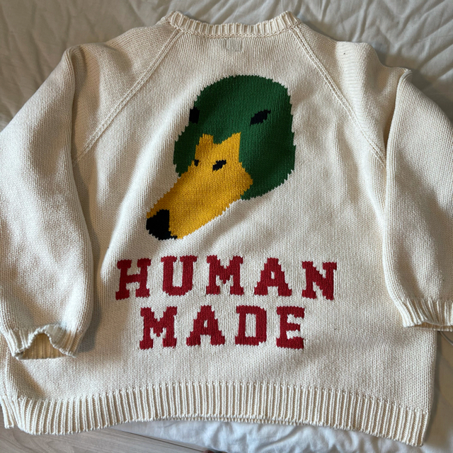 HUMANMADE ヒューマンメイド ニット ホワイト M