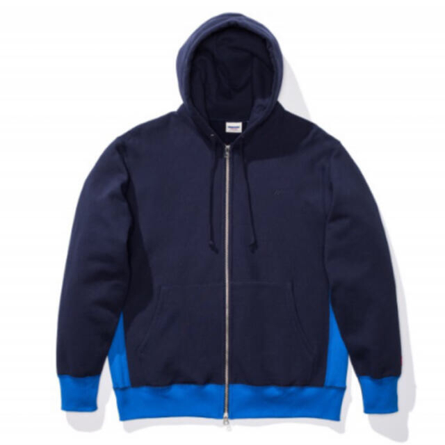 UNDEFEATED(アンディフィーテッド)の新品UNDEFEATED 2-TONE ZIP HOOD L/L パーカー メンズのジャケット/アウター(ナイロンジャケット)の商品写真