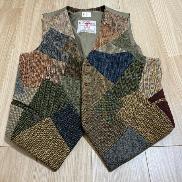 Harris Tweed(ハリスツイード)のHarris Tweed ハリスツイード ベスト ジレ メンズのトップス(ベスト)の商品写真