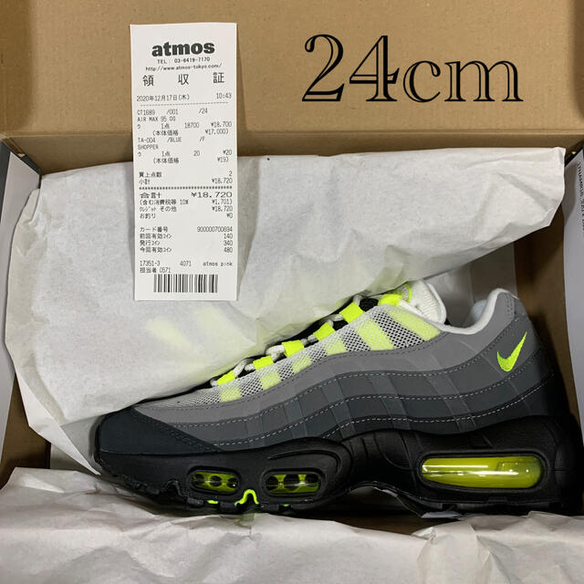 NIKE AIR MAX 95 OG NEON YELLOW靴/シューズ