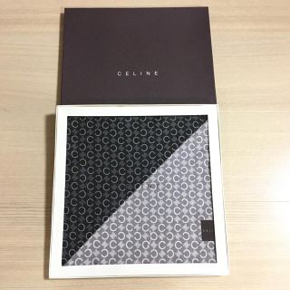 セリーヌ(celine)の箱付き　新品未使用　セリーヌ　ハンカチ2枚セット(ハンカチ/ポケットチーフ)