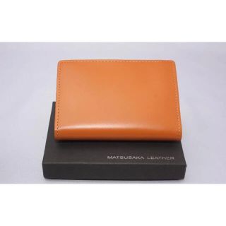 【新品未使用品】BAMUBI パスケース MATSUSAKA LEATHER(名刺入れ/定期入れ)