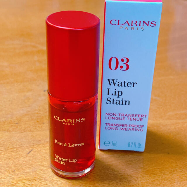 CLARINS(クラランス)のクラランス   ウォーターリップステイン　レッド コスメ/美容のベースメイク/化粧品(口紅)の商品写真