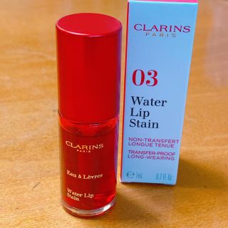 クラランス(CLARINS)のクラランス   ウォーターリップステイン　レッド(口紅)