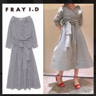 FRAY.ID オーバーベルテッドシャツワンピース