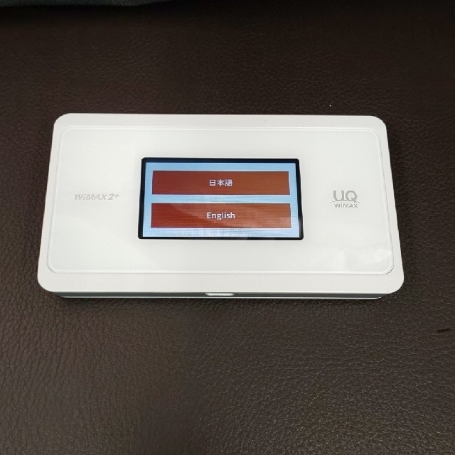 NEC(エヌイーシー)の【美品】WiMAX2＋ UQWiMAX WX06 クレードル付き スマホ/家電/カメラのPC/タブレット(PC周辺機器)の商品写真