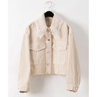 グレースコンチネンタル(GRACE CONTINENTAL)の専売品 [新品] グレースコンチネンタルDiagram☆刺繍衿デニムジャケット(Gジャン/デニムジャケット)