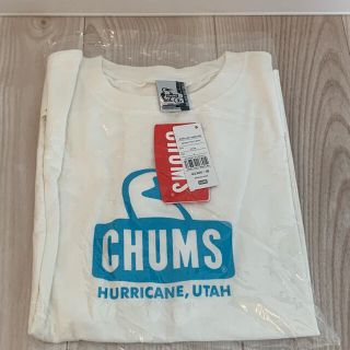 チャムス(CHUMS)のCHUMS 半袖Tシャツ  L size ブルーロゴ(Tシャツ/カットソー(半袖/袖なし))