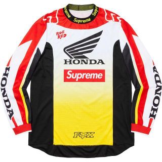 シュプリーム(Supreme)のSupreme Honda Fox Racing Moto Jersey Top(Tシャツ/カットソー(七分/長袖))