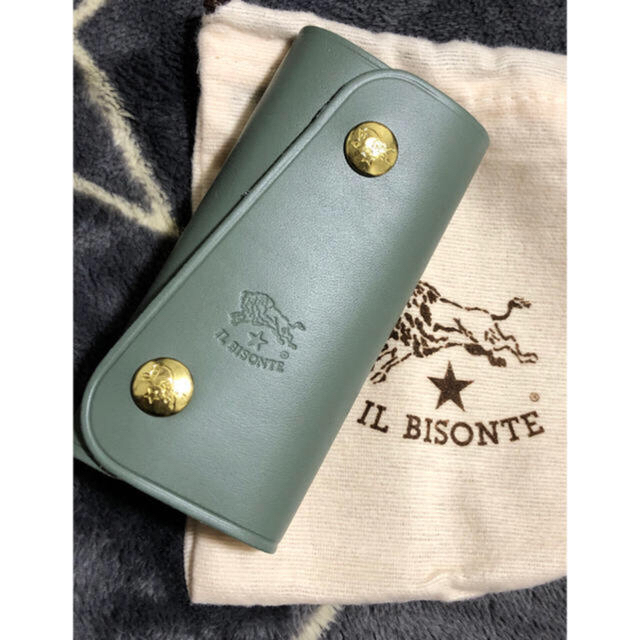 IL BISONTE(イルビゾンテ)の4連 キーケース セージ グリーン イルビゾンテ  レディースのファッション小物(キーケース)の商品写真