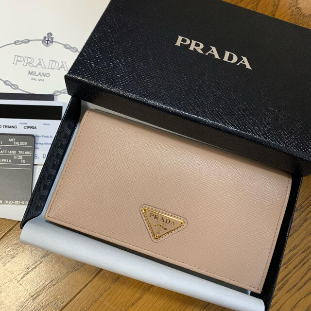 PRADA - 新品★プラダ サフィアーノ レザー 財布 折り財布