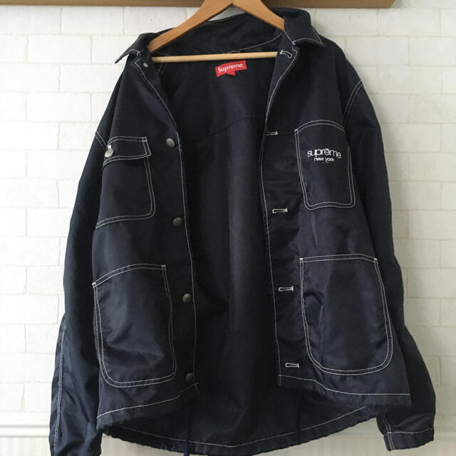 【完売品】supreme 16ss Nylon Chore Coat NAVY