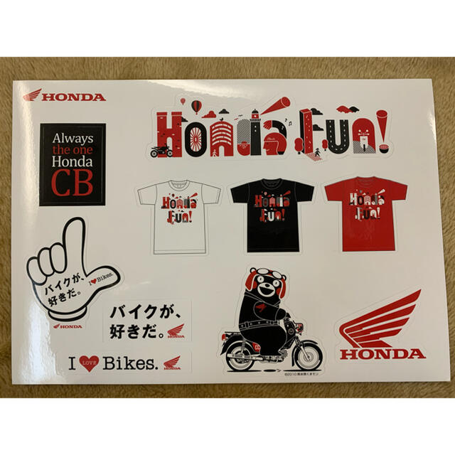 HONDA 本田のスティッカー インテリア/住まい/日用品の文房具(シール)の商品写真