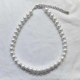 コムデギャルソン(COMME des GARCONS)のchangeable  pearl  necklace 2way chain(ネックレス)