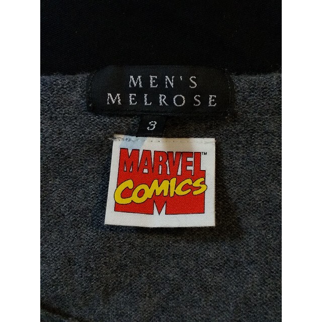 MEN'S MELROSE(メンズメルローズ)のメンズメルローズ 長袖 カットソー スパイダーマン Lサイズ メンズのトップス(Tシャツ/カットソー(七分/長袖))の商品写真
