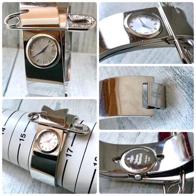 【電池交換済み】Vivienne Westwood 腕時計 セーフティピン