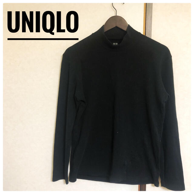 UNIQLO(ユニクロ)の【ユニクロ】ソフトタッチハイネックT 長袖 メンズのトップス(Tシャツ/カットソー(七分/長袖))の商品写真