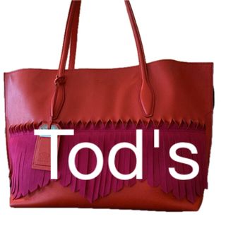 トッズ(TOD'S)の新品　TOD'Sトッズ　フリンジJOYトートバック(トートバッグ)