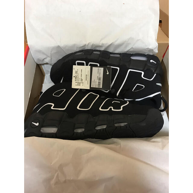 NIKE(ナイキ)のnike air more uptempo 27.5cm 黒 国内正規 メンズの靴/シューズ(スニーカー)の商品写真