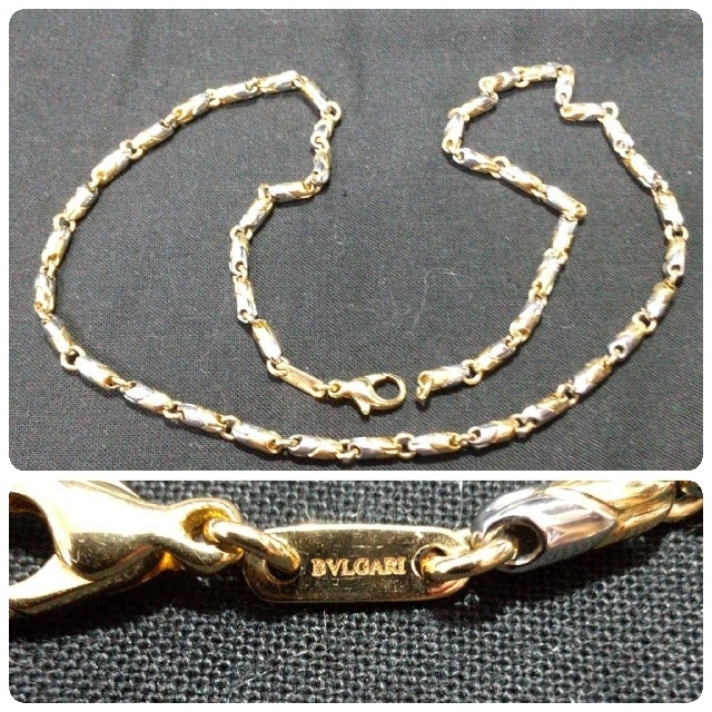 BVLGARI 2695ブルガリ BVLGARI パッソドッピオチェーンネックレス の通販 by ジジの店 ブルガリならラクマ 【在庫限り】 ブルガリコインブレスレット、銀座本店で買いました