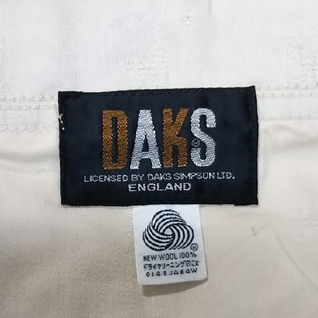 DAKS(ダックス)のダックス  DAKS  紳士  スラックス  ウエスト76  ウール100 ％ メンズのパンツ(スラックス)の商品写真