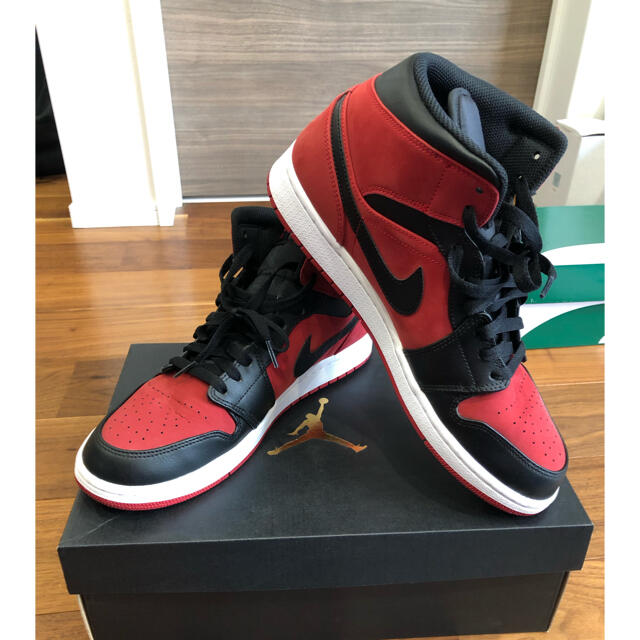 AIR JORDAN 1 MID GYM RED エアジョーダン1ジムレッド