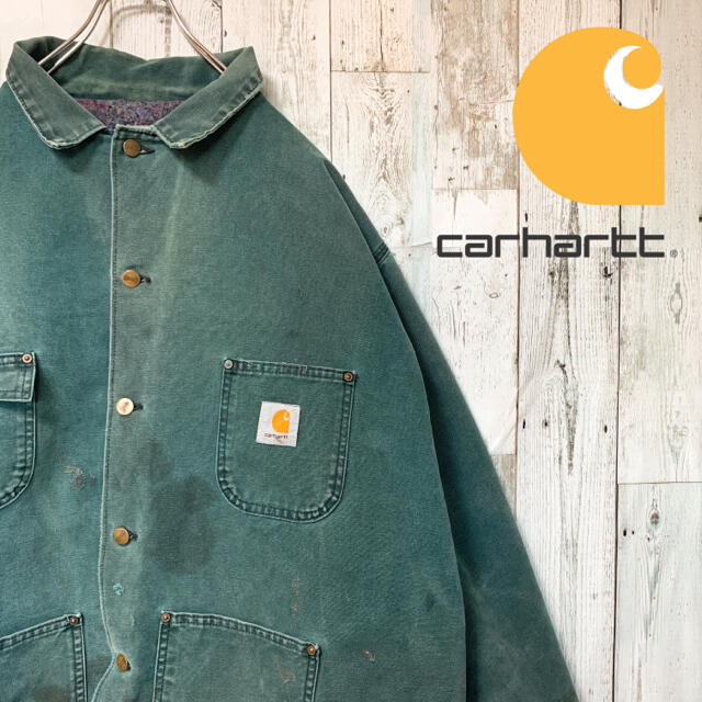 carhartt(カーハート)の【carhartt】カバーオール　オーバーサイズ　希少カラー メンズのジャケット/アウター(カバーオール)の商品写真