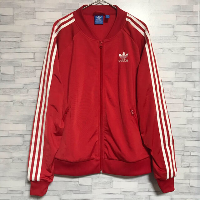 adidas(アディダス)のadidas  アディダス  オリジナルス　バックロゴ　トラックトップ レディースのトップス(その他)の商品写真