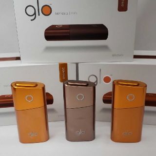 グロー(glo)の新品未使用  2色3台セットglo グロー シリーズ2 mini本体フルセット(タバコグッズ)