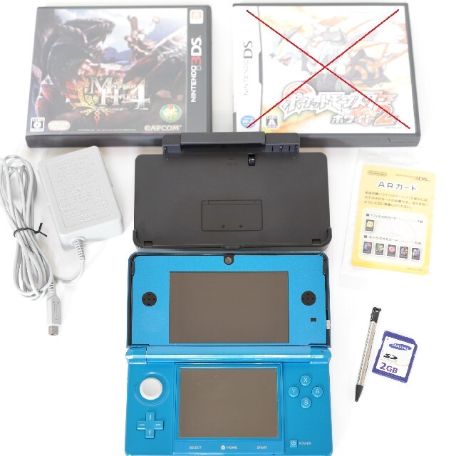 ニンテンドー3DS - ニンテンドー 3DS アクアブルー 本体の通販 by でん ...