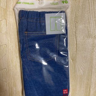 ユニクロ(UNIQLO)のユニクロ　レギンス7分丈　90(パンツ/スパッツ)