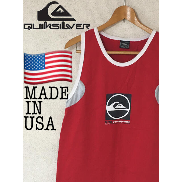 QUIKSILVER(クイックシルバー)のMADEINUSA クイックシルバー　タンクトップ メンズのトップス(タンクトップ)の商品写真