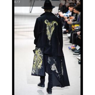 【求】yohji yamamoto pour homme 19aw 金刺繍コートチェスターコート