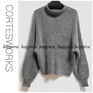 コルテスワークス(CORTES WORKS)の新品未使用★CORTESWORKS★Fur ドルマン プルオーバー ファーニット(ニット/セーター)