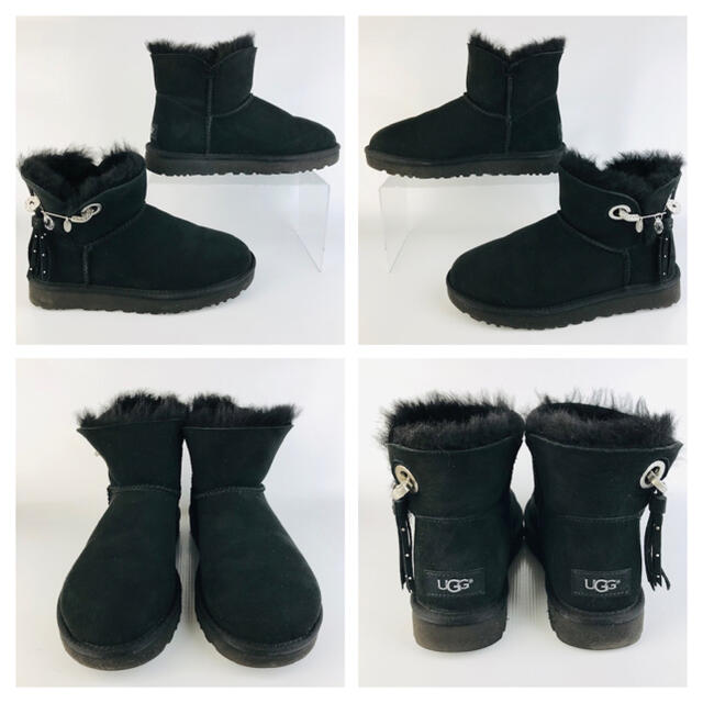 UGG(アグ)の極美品★UGG★JOSEYスワロフスキー製クリスタル付ムートンブーツ(23㎝) レディースの靴/シューズ(ブーツ)の商品写真