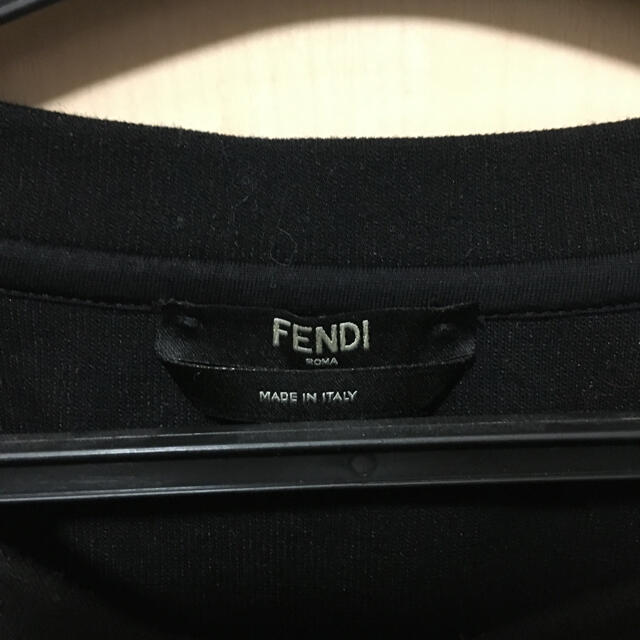 FENDI モンスター　スウェット　トレーナー　レザー　美品